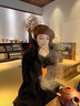 Charm Kendo貝雷帽女秋冬季百搭羊毛八角帽針織保暖穿搭生日禮物送女生 巧克力色送女朋友實用老婆 曬單實拍圖