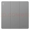 公牛（BULL）開(kāi)關(guān)插座 G31系列 一位電視插座86型插座面板 G31T103 灰色 曬單實(shí)拍圖