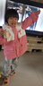 幼歌（YOUGE）嬰幼兒幼歌可愛童趣機(jī)器人撞色外套防風(fēng)保暖連帽棉上衣 小粉機(jī)器人 110 cm 曬單實(shí)拍圖