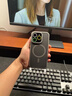 鹿途者 DEERWALK鈦金灰高清透明適用iPhone15手機殼蘋果14promax手機保護殼MagSafe磁吸超薄高級感獨立按鍵防摔殼 【鈦合金灰】高透-帶磁吸 iPhone 15 Pro 曬單實拍圖
