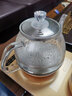 惟聚 全自動(dòng)底部上水電熱水壺玻璃燒水壺茶臺泡茶專(zhuān)用一體 功夫茶具電磁爐套裝煮茶器茶藝爐抽水電茶壺 煮茶款 曬單實(shí)拍圖