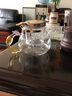 76茶業(yè)臺灣76飄逸杯全拆洗內(nèi)膽泡茶壺過濾耐熱玻璃茶道沖茶器具家用辦公 土豪金款592茶壺 曬單實拍圖