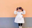 迪士尼寶寶冬裝兒童棉服2025女童加絨加厚羽絨棉衣連衣裙兒童秋冬保暖裝外套 XYH快樂(lè)櫻桃  粉色（加絨） 130 適合身高120-130CM 曬單實(shí)拍圖