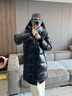 高梵【楊冪同款】黑金鵝絨服黑珍珠4.0六格中長(cháng)款羽絨服男女2024新款 高定巴黎黑【男女同款】 L 【175/鵝絨325克】 曬單實(shí)拍圖