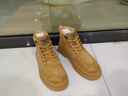 三利泰春季大碼男士馬丁靴46大號高幫男鞋47工裝登山透氣休閑鞋48加寬大 0137黃色 46 曬單實(shí)拍圖
