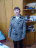 KESIMIAO輕奢品牌女裝小個(gè)子風(fēng)衣女短款年新款春秋修身顯瘦韓版短外套女潮 灰綠色 XL （130斤-145斤） 曬單實(shí)拍圖