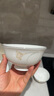 優(yōu)尊陶瓷骨瓷碗家用飯碗新款輕奢好看的金邊陶瓷餐具現(xiàn)代簡約碗組合 10碗10盤(4.5高腳碗+7圓盤) 曬單實(shí)拍圖