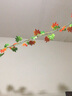 達(dá)之禮仿真楓葉紅楓葉藤條裝飾花假花仿真花塑料花管道吊頂藤蔓掛壁花藝 綠色2條 看選項(xiàng) 曬單實(shí)拍圖