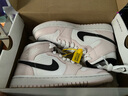 耐克（NIKE）女板鞋aj1 Air Jordan新款中高幫舒適透氣運(yùn)動(dòng)休閑籃球鞋【尖貨】 BQ6472-500 玫瑰粉 37.5 曬單實(shí)拍圖