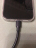 綠聯(lián)Type-C數(shù)據(jù)線USB3.0快充線充電器適用華為P50/榮耀50三星一加努比亞小米11安卓手機(jī) 黑色 2米 曬單實(shí)拍圖