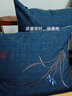 駱易家（Lorica）蕙質(zhì)蘭心-新中式抱枕靠墊客廳禪意實(shí)木沙發(fā)靠背茶椅中國風(fēng)靠墊子 蕙質(zhì)蘭心（多麗絲麻）-藍色 抱枕45*45cm(枕套+枕芯)1個(gè) 曬單實(shí)拍圖