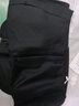 婳如嫣酒紅色鐮刀哈倫褲女春秋高腰顯瘦直筒褲2025新款小腳九分煙管褲子 黑色 M 曬單實拍圖