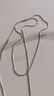 秋冬歐美蛇骨鏈長款項鏈女簡約疊搭基礎(chǔ)裸鏈毛衣鏈鈦鋼不掉色衛(wèi)衣 銀色方蛇鏈雙層疊戴項鏈-120CM 曬單實拍圖
