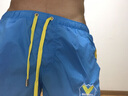 SEOBEAN新款男士運動健身短褲訓(xùn)練跑步褲輕薄速干馬拉松短褲男子三分褲子 天藍(lán)色 M 曬單實拍圖