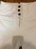 丹仔 時(shí)尚白色牛仔褲女春秋2022年秋季新款高腰緊身彈力小腳褲休閑復古提臀顯瘦排扣鉛筆長(cháng)褲子 白色加絨長(cháng)褲 27碼 二尺 曬單實(shí)拍圖