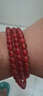 天然黑紅瑪瑙散珠手串珠子diy手工編織串珠水晶材料手鏈飾品配件 6mm紅瑪瑙63顆左右 曬單實(shí)拍圖