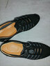 夏季新款男士戶(hù)外涼鞋包頭真皮涼皮鞋洞洞鞋軟底透氣鏤空休閑皮涼鞋防滑休閑沙灘鞋 燎華 637黑色 默認41 曬單實(shí)拍圖