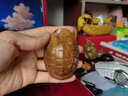 天然金絲楠木實(shí)木雕刻富甲天下龜殼手把件桌面擺件把玩件龜甲把件 富甲天下穿繩6.7*4.5*3.3cm 曬單實(shí)拍圖