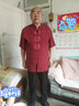 Fazeya恒源祥唐裝男短袖套裝中老年冰絲T恤中國風漢服男爺爺薄款 2031紅色套裝 2XL 2XL (54)（建議160-175斤） 曬單實拍圖