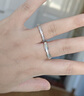 Eoth999足銀蒹葭與白露情侶戒指女一對戒閉口婚戒情人生日禮物送女友 情侶對戒（閉口備注尺寸） 曬單實拍圖