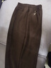 俞兆林（YUZHAOLIN）媽媽褲子春秋燈芯絨休閑長(cháng)褲秋冬棉褲加絨寬松大碼中老年人胖奶奶 咖啡色(加絨) 2XL (建議105-120斤) 曬單實(shí)拍圖