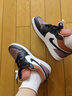 NIKE耐克Air Jordan 1 Low GS AJ1白褐紫 大童/女款低幫輕便休閑板鞋 FB9908-102 38 曬單實(shí)拍圖