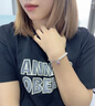 紀思梵（CHEESEFAN）輕奢珍珠手鏈女珠寶飾品手串紀念日生日七夕情人節(jié)禮物送老婆女友 淡水珍珠手鏈 曬單實拍圖