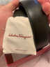 Ferragamo男士牛皮腰帶 針扣式商務(wù)休閑板扣皮帶寬約3.5cm/可裁 679781 675140馬蹄扣/黑色 105碼 曬單實(shí)拍圖