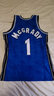 NBA官方Mitchellness奧蘭多魔術(shù)隊麥迪藍色客場(chǎng)夏季復古球衣SWINGMAN 藍色 M 曬單實(shí)拍圖