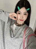 Shelley Jones 灰色假兩件長(cháng)袖亨利領(lǐng)長(cháng)袖t恤男士秋季穿搭華夫格體恤內搭打底衫 淺灰色 XL[建議125-145斤] 曬單實(shí)拍圖