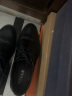 百丽通勤商务皮鞋男士正装鞋春夏季牛皮布洛克婚鞋大码鞋89183AM9 黑色-经典款 43 实拍图