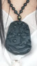 玉有情馬年天然黑曜石吊墜男女款三合生肖守護項鏈本命年送男友生日禮物 生肖虎馬狗三合吊墜 曬單實(shí)拍圖