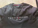 Tommy Hilfiger 湯米 希爾費格 男裝夏季男款圓領(lǐng)短袖上衣 純色打底T恤男 黑色-1985T恤 L （80-90kg） 曬單實(shí)拍圖