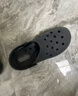 斯凱奇（Skechers）男鞋夏季新款休閑洞洞鞋輕質(zhì)舒適外穿沙灘鞋243019 橄欖綠/OLV 41 曬單實(shí)拍圖