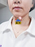 WithLove18K金簡約鎖骨鉆石項(xiàng)鏈 泡泡單鉆石圓形吊墜女款項(xiàng)墜 23分/玫瑰18K金吊墜+S925銀鏈 曬單實(shí)拍圖