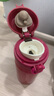 膳魔師（THERMOS）進(jìn)口保溫保冷杯不銹鋼JNL-350車(chē)載男女情侶兒童水杯子小巧隨手杯 JNL-353-CRB 玫瑰紅 350ml 曬單實(shí)拍圖