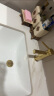 恒洁（HEGII）水龙头套装 浴室柜安装专用配件套装（金色龙头）（厂家配送） 实拍图