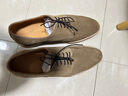 Truffaut 意大利牛反絨德比鞋男士皮鞋英倫風(fēng)商務(wù)休閑皮鞋男耐磨透氣 卡其 E028 42 曬單實(shí)拍圖