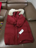 雅鹿極寒大毛領(lǐng)羽絨服女士中長(cháng)款2025年新款時(shí)尚韓版冬季加厚保暖外套 新年紅 M 曬單實(shí)拍圖