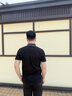菲勒梵希輕奢polo衫男士短袖夏季修身高端商務休閑高爾夫球服翻領(lǐng)保羅衫男 黑色 XL 曬單實拍圖