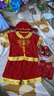迪士尼（Disney）寶寶一周歲衣服男童春秋季抓周禮服女嬰兒童唐裝薄款生日中國風(fēng)夏 短袖歲歲平安+帽鞋襪 90碼/適合12-18個(gè)月 曬單實(shí)拍圖