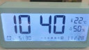 得力(deli)多功能电子闹钟 家用卧室温度计 时间管理器学生闹钟 绿色8839 实拍图