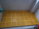 巨格5公分洗車(chē)房地格柵洗車(chē)場(chǎng)免挖槽地漏加厚拼接塑料隔板4S店防滑墊 黃色 曬單實(shí)拍圖