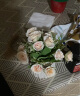 盛世泰堡仿真花假花盆栽陶瓷小花瓶干花花束餐厅客厅装饰摆件粉色18cm 实拍图