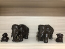 一木代傳 木雕大象擺件開(kāi)業(yè)禮品家居裝飾品喬遷新居玄關(guān)電視柜大象擺設 黑檀木精雕象長(cháng)28cm一對 曬單實(shí)拍圖