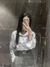 GCYXX職業(yè)裝女裝套裝夏高端時尚2024夏季氣質(zhì)港風感輕熟風御姐炸街 藍色襯衫+灰褲 【兩件套】 L 曬單實拍圖