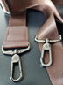 男包配件背包帶斜挎單肩包帶子電腦包肩帶男士皮包背帶 【加強款】棕色帶槍黑鉤 曬單實(shí)拍圖
