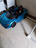 GELSA正版邁凱倫兒童電動(dòng)汽車(chē)四輪遙控跑車(chē)玩具車(chē)可坐人駕駛高檔禮物 烤漆藍-液壓門(mén)+搖擺+皮座+LED燈 曬單實(shí)拍圖