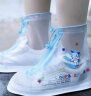 欣沁 儿童雨鞋套防雨鞋靴男女童学生下雨天防护脚套宇航员XXL 35-36  实拍图