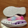 Skechers斯凱奇童鞋女童運(yùn)動(dòng)鞋閃燈鞋開(kāi)關(guān)魔術(shù)貼兒童休閑公主鞋302315L 粉紅色/多彩色/PKMT 30 曬單實(shí)拍圖